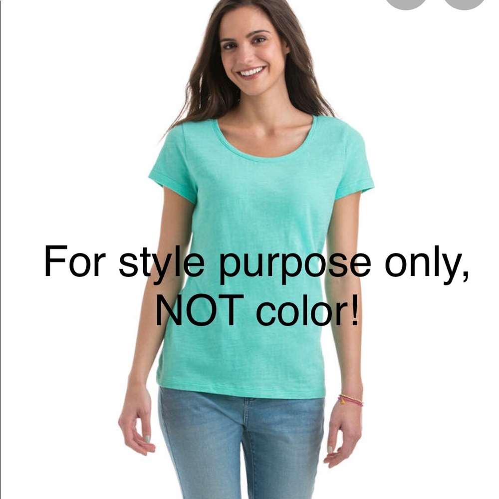 Vineyard Vines Cotton Slub Open Neck Tee